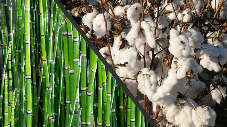 مقایسه الیاف بامبو با پنبه